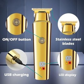 Hair Clippers for Men, Hair Clipper Rechargeable Hair Trimmer Professional Hair Cutting Machine Electric Beard Trimmer Cordless LED Display