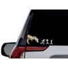 T Rex Jr Ate Your Stick Figure Family Vinyl Sticker