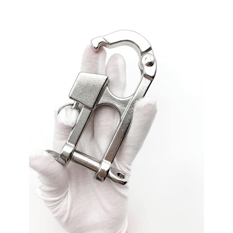 QIANJIEER Quick Release Snap Shackle - 316 Stainless Steel Shackle