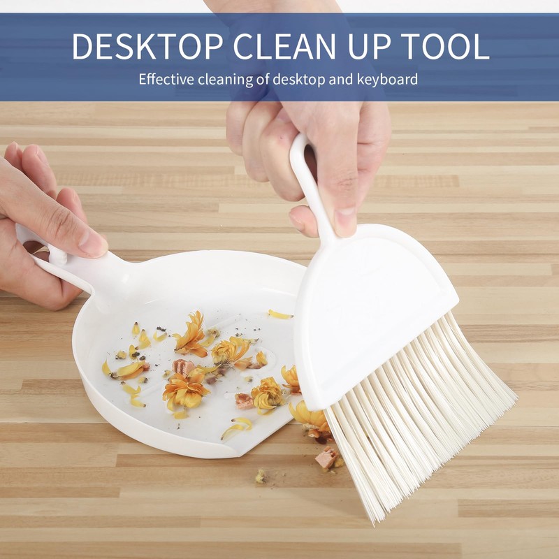 Broom with Dustpan Combo Set, 2 in 1 Broom and