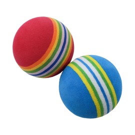 Nicear 20 Stück Schwamm-Übungsgolfbälle, Weiche Schaumstoff-Trainingsbälle Für Das Golftraining Im Innen- Und Außenbereich, in Den Farben Rot Und Blau, Sicher Für Garten Und Netze