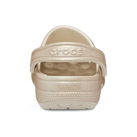 Crocs Unisex Classic Sparkly Clog | Metallic Shoes, Champagne Glitter, 2 US Men