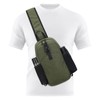 Peicees Crossbody Sling Backpack Sling Bag Travel Hiking Chest Bag