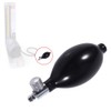 Replacement Black Manual Inflation Blood Pressure Latex Bulb with Bleed
