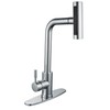 Kitchen Faucet Pull Down 4 Modes(Sweep/Stream/Waterfall/Rainfall) Chrome Kitchen Faucets Pull