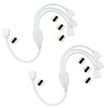 LITAELEK 2 x LED Splitter Cable 4-Pin 1 to 3