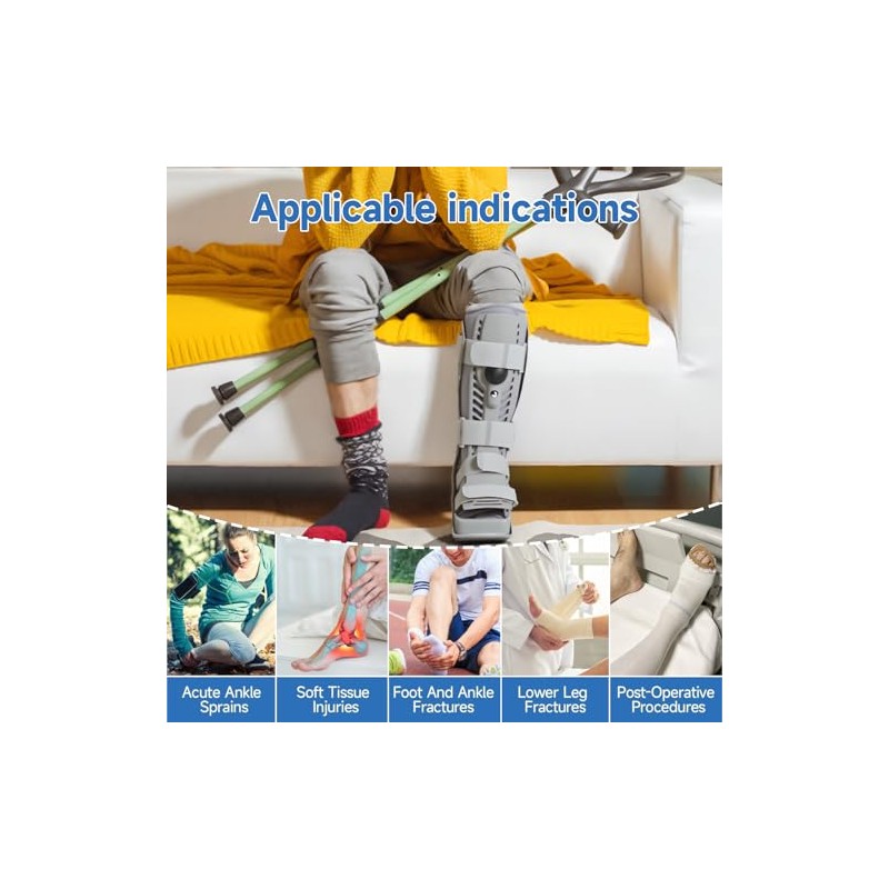 Tall Air Walker Boot, Inflatable Air Cam Walking Boot for