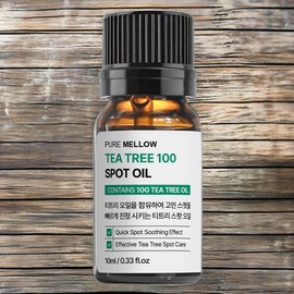 Pure Mellow Almond Oil Jojoba Oil Vitamin E Oil Tea Tree 100 Spot Oil 5 Pieces 10ml / 퓨어멜로우 아몬드오일 호호바오일 비타민E오일 티트리 100 스팟 오일 5개 10ml