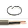 VVR Cable, 0.06 - 2 Core, Round Shape, Gray, 3.3
