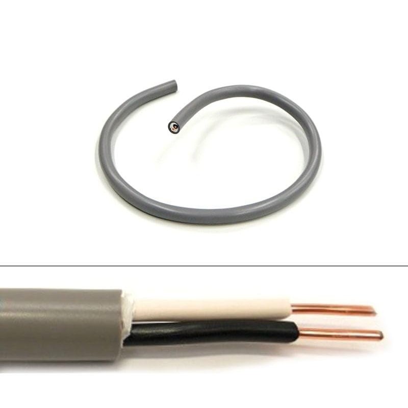 VVR Cable, 0.06 - 2 Core, Round Shape, Gray, 3.3