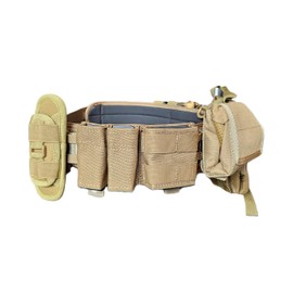 Redemption Battle Belt Belt of Truth Full Kit with Pouches Included (Coyote Brown, S/M)