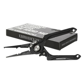 Umibozu Fishing Pliers, Large, Long, Strong, Rustproof, Needle Removal, Domestic (Matte Black)