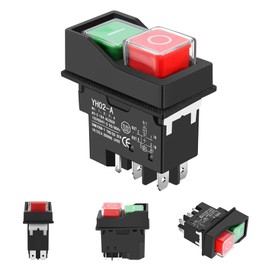 Idota Safety Switch KJD17 Switch 16A 250V 5 Pin Machine Switch Electromagnetic for Grinding Machine