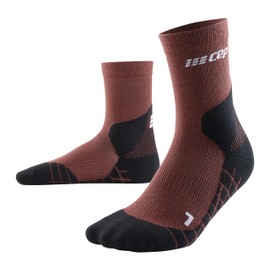 CEP Hiking Light Merino Socks Redesign for Men Better Stability Thanks to Hiking Socks with Compression Trekking Socks for Light Legs, brown