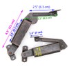 1 Pair of Self-Balancing Lid Support Hinges, Left & Right,