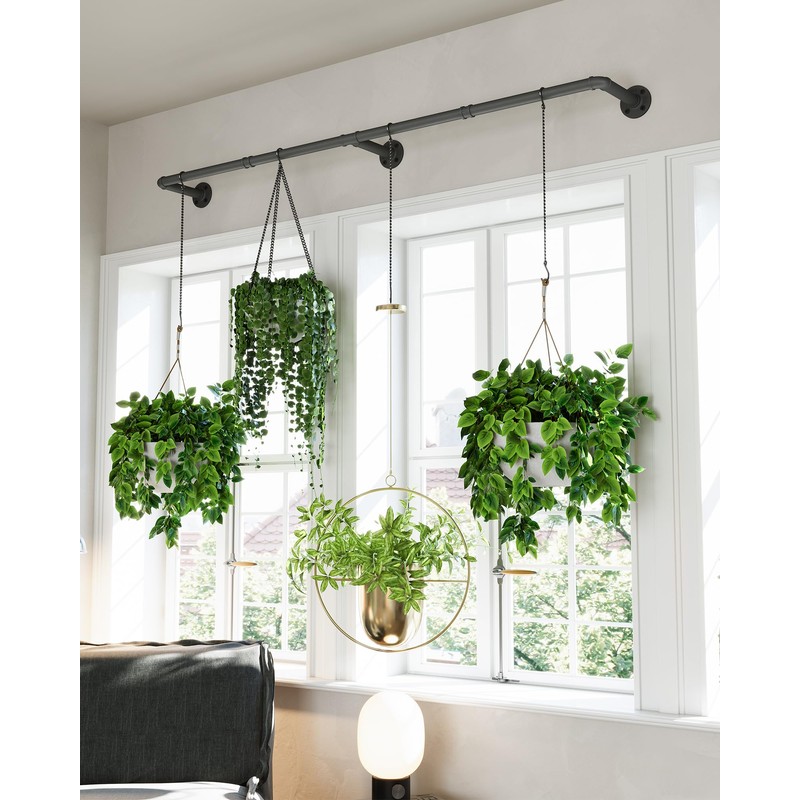 SOFITORG Plant Hanger Indoor, Hanging Planters Rod for Indoor Plants