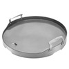 Skyflame Round Griddle with Grease Drain and Handle, 18.5" Flat