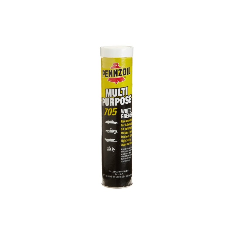 Pennzoil (7755-10PK) Multi-Purpose 705 White Grease Tube - 14 oz.,