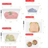 Silicone Bags for Food Storage, Reusable Zip Lock Bags Silicone