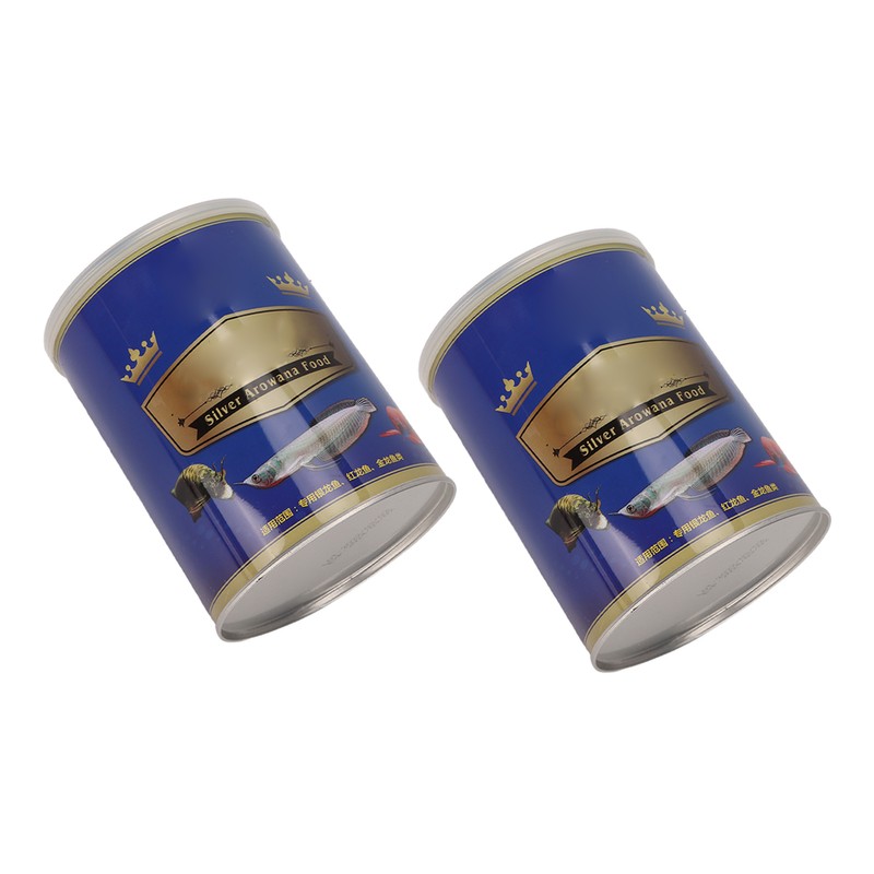 2 Cans Arowana Fish Food Natural Ingredients High Protein Fish
