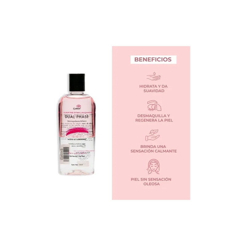 Desmaquillante Bifásico De Aceite De Almendra P/ojos-labios