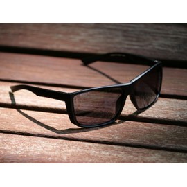 Bullhead Safety Lionfish Glasses, Anti-Fog, Scratch Resistant, UV Protection, Comfortable and Lightweight, Smoke Lens and Matte Black Full-Frame, One Size