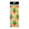 Tree PS Fir Tree Christmas Tree Red Gingham Printed Tissue