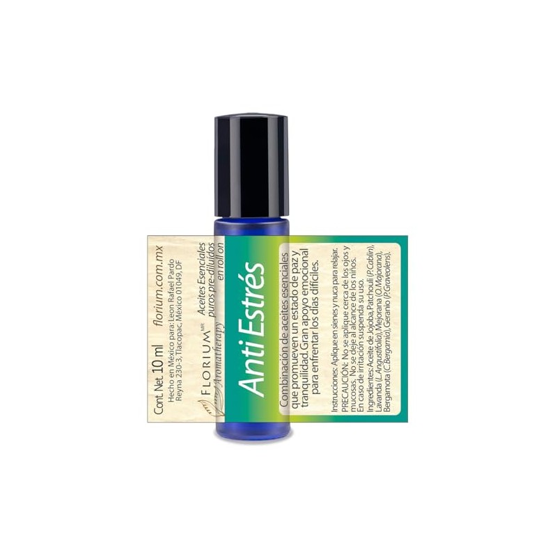 Anti Estrés - Roll-on de Aceites Esenciales de Aromaterapia -