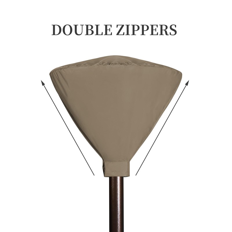 Easy-Going Patio Heater Head Cover, Outdoor Round 35"D Heater Cover,