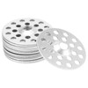 TAICHEUT 600 PCS Metal Plaster Washers, 1 inch, Flat, Silver,