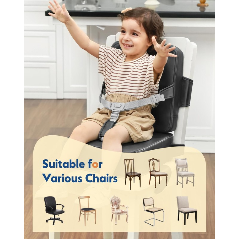HOMEAL Booster Seat for Kitchen Chair - Toddler Booster Seat
