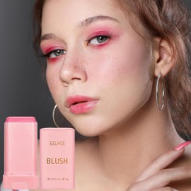 Colorete en Crema Viaje Colorete en Crema Larga duración Bálsamo Colorete en Barra humectante sólido Cheeks Blusher Creamy Makeup Cheeks Blusher Beauty Colorete