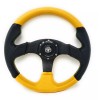 Forestcart 12.5" Steering Wheel w/ Horn Yellow 6 Hole,EZGO Club
