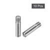 uxcell 10Pcs M6 x 25mm Slotted Cylindrical Pin 304 Stainless
