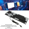 Full Size Mechanical Keyboard 104 Keys USB Wired Gaming Keyboard