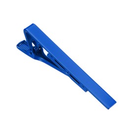 PATIKIL Tie Clip for Men, Necktie Bar Pinch Clips with Gift Box for Regular Ties Wedding Business Valentine's Day Father's Day Anniversary, Blue