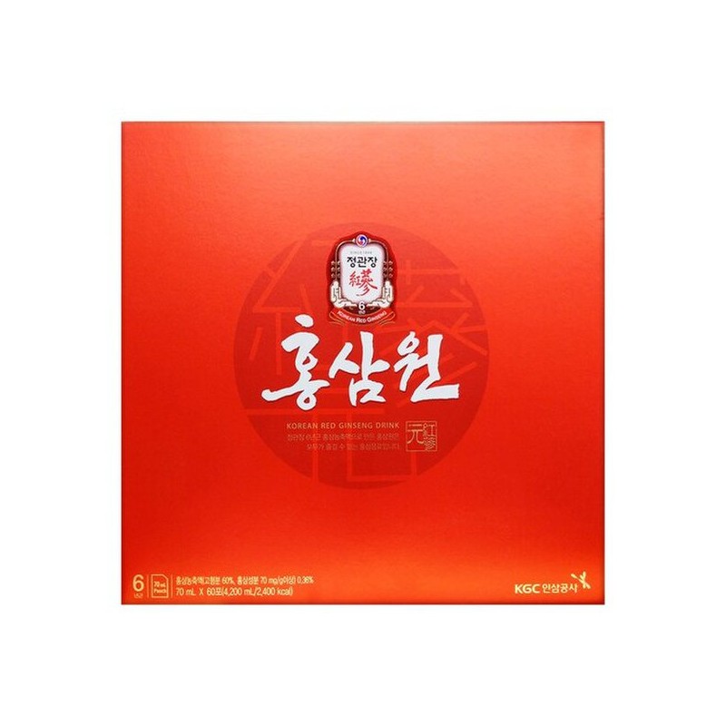 Gwangdong 정관장 홍삼원 홍삼농축액 70ml 60포 Jeonggwanjang Red Ginseng Extract
