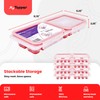 IceTopper Plus Ice Cube Tray with 2 Attached Lids -
