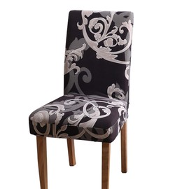 Chair Covers, Set of 4/6 Elastic Modern Protector Chair Covers, Washable Chair Cover, Durable, Universal, for Dining Room, Hotel, Banquet, Wedding, Party Decoration