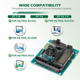 Zymurgoes GLX-PCB-DSP Display Printed Circuit Board Replacement Part Fits for Hayward Goldline Aqua-Rite & Aqua-Trol Salt Chlorine Generators
