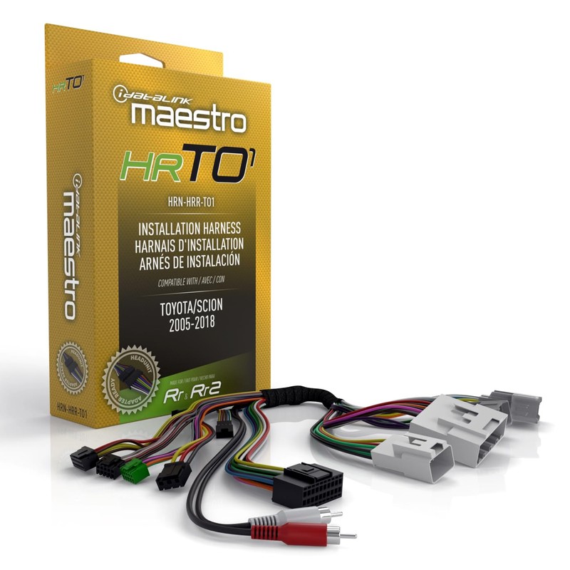 Idatalink Maestro HRN-HRR-TO1 T-Harness for Select Toyota & Scion Vehicles