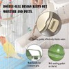 TkoYuHm Bird Seed Storage Container with Pouring Spout & Measuring