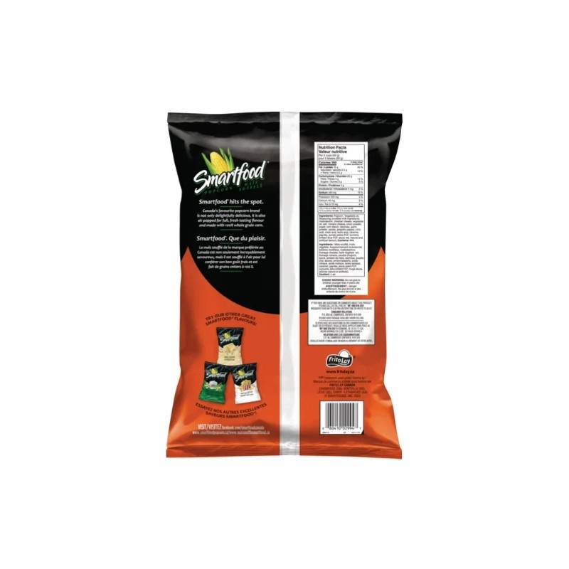 Smartfood Jalapeno & Cheddar Flavor Seasoned Popcorn, 180g (2 Pack)