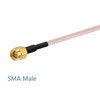 POBADY SMA Splitter Cable SMA Female to SMA Dual Male