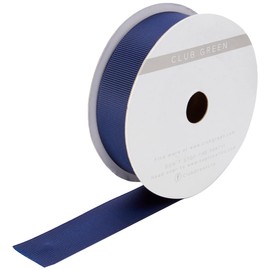 CLUB GREEN Grosgrain Ribbon BL 25MMX10, Fabric, Navy Blue, 12.1 x 12.1 x 3.08 cm
