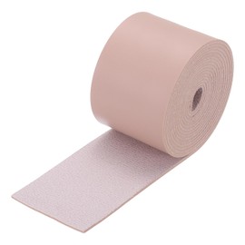 Rebower Flat Leather Strip,2 Inch Wide 79 Inch Long Leather Cord PVC Faux Leather Strips Strap,[for DIY Craft Making Sewing Belts Wallets Bag Jewelry Projects ]-Nude Pink