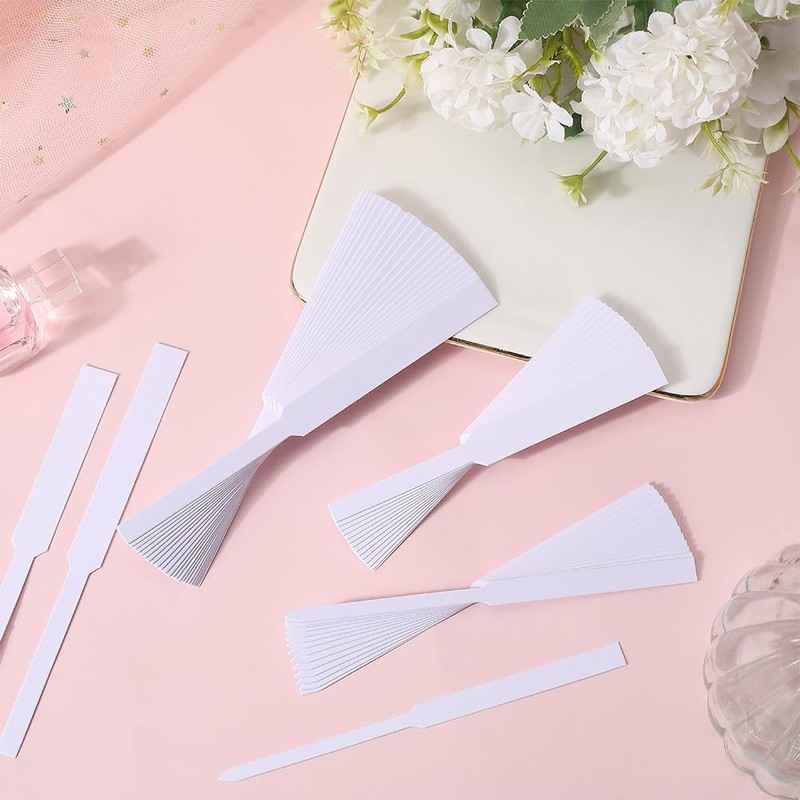 CRASPIRE CRASPIRE 300Pcs Perfume Test Strips 3 Style Rectangle Perfume
