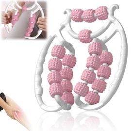 Umllpet Cellulite Massage Roller with 20 Rollers, Anti-Orange Skin Massager for Legs and Arms, Promotes Blood Circulation & Lymphatic Drainage, Massage Roller for Golfers Elbows, Calf, Ergonomic