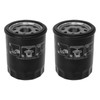 2PCS Oil Filter 2540086 Oil Cleaner Steel Cylindrical Replacement for