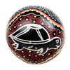 NOVICA Handmade Coconut Shell Percussion Instrument Turtlethemed from Bali Multicolor
